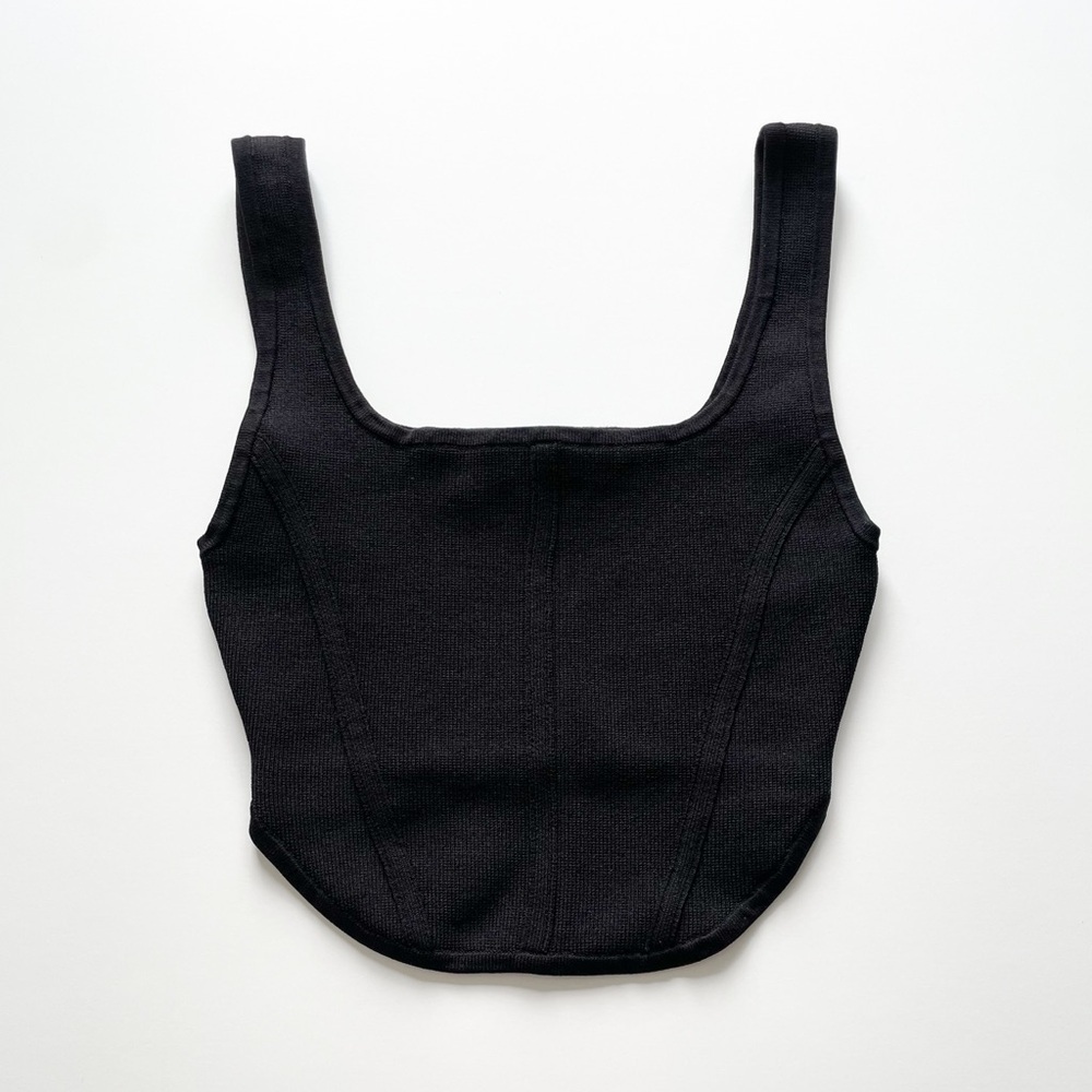 Babaton Sculpt Knit Bustier Tank
